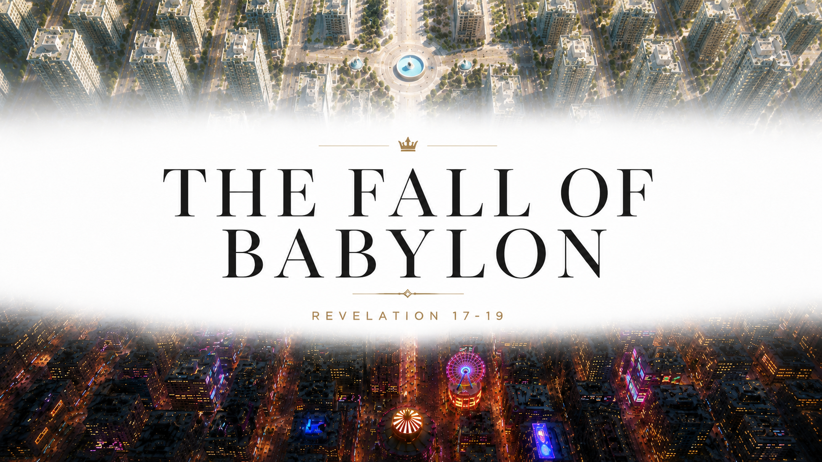 Fall of Babylon Banner Sermon on the Mount